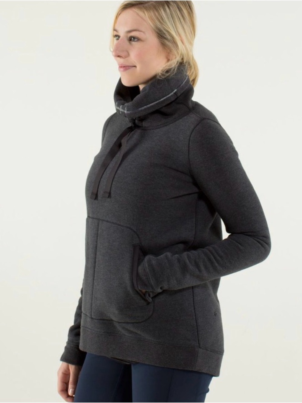Lululemon Avenue Gray Pullover Hoodie Sweatshirt | 8